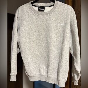Alphalete Light Gray Crew Neck Sweater